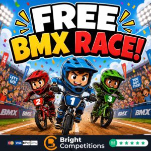 Free BMX Race - One Ticket Each - 3x £10 Cash Winners