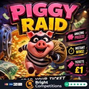 Piggy Raid - 78 Instant Wins & &pound;50 Main Prize
