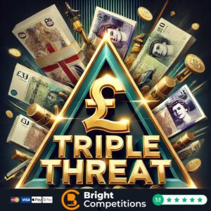 Triple Threat - 1,130 Instant Wins, Chances to Triple Your Win & &pound;200 Jackpot