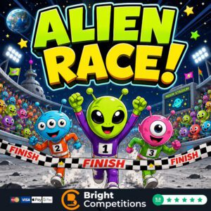 Alien Race! 54 Instant Wins & 3 Aliens To Be Found & £50 Main Prize