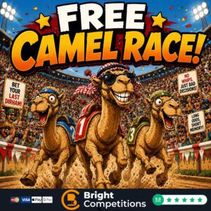 Free Camel Race - One Ticket Each - 3x &pound;10 Cash Winners