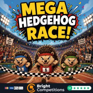 Mega Hedgehog Race! 165 Instant Wins & 5 Hedgehogs To Be Found & Main Prize Hedgehog