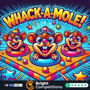 Whack-A-Mole! 75 Instant Wins & 3 Moles To Be Found & &pound;50 Main Prize