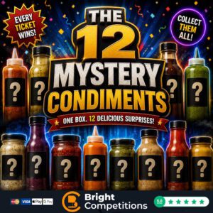 12 Mystery Condiments - £3k Cash Instants & £200 Main Prize - 22p