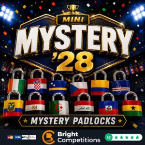 Mini Mystery Padlocks – Every Ticket Wins-Day & £50 Main Prize