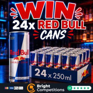 Win 24 Cans Red Bull