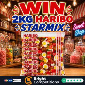 Win 2kg Haribo Starmix