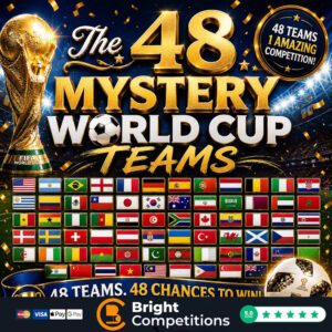 48 Mystery World Cup Teams – £6.5k Instants & 4x £100 Main Prize