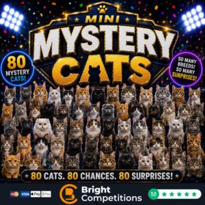 Mystery Cats - Every OTHER Ticket is a Winner! & &pound;100 Cash Jackpot & Neighbours