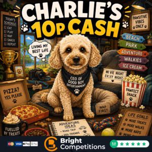 Charlie’s 10p Cash – 5,182 Instant Wins & £200 Jackpot