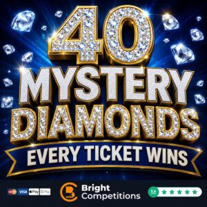 Mini Mystery Diamonds - Every Ticket Wins-Day & £50 Main Prize