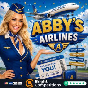 Abby’s Airlines – 384 Instant Wins & £50 End Prize