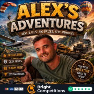 Alex's Adventures - 103 Instant Wins & &pound;50 Main Prize
