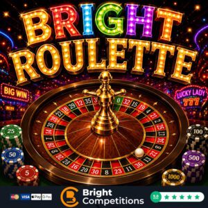 Bright Roulette – 118 Instant Wins & 3x 5 Spins on the Roulette Wheel Main Prize