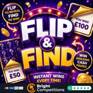 Flip & Find - 159 Instant Wins & £50 Main Prize