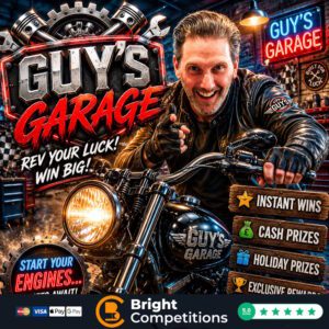 Guy’s Garage – 107 Instant Wins & £50 End Prize