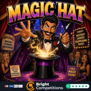 Magic Hat! – 245 Instant Wins, 5 Magic Hats, Neighbour Numbers & £50 Jackpot – 50p Per Ticket