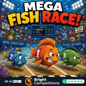 Mega Fish Race! 165 Instant Wins & 5 Fish To Be Found & Main Prize Fish