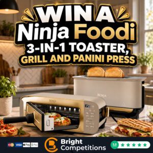 Win a Ninja Foodi 3-in-1 Toaster, Grill and Panini Press