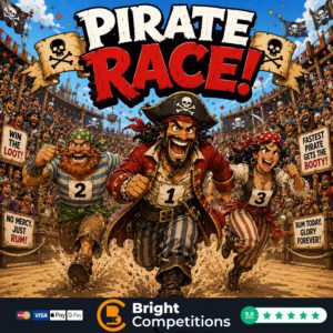 Pirate Race! 190 Instant Wins & 3 Pirates To Be Found & &pound;50 Main Prize