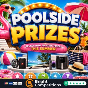 Poolside Prizes – 2,644 Instant Wins & £250 Jackpot – 22p Per Ticket
