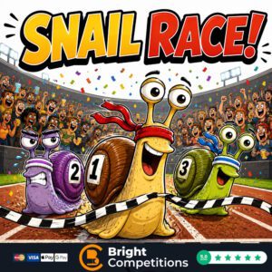 Snail Race! 54 Instant Wins & 3 Snails To Be Found & &pound;50 Main Prize