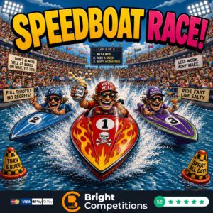 Speedboat Race! 54 Instant Wins & 3 Speedboats To Be Found & &pound;50 Main Prize