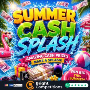 Summer Cash Splash – 4,512 Instant Wins, Neighbour Numbers & £500 Jackpot