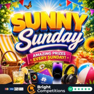 Sunny Sunday – 545 Instant Wins, Neighbour Numbers & £200 Jackpot