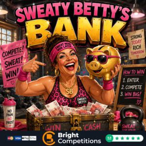 Sweaty Betty’s Bank – 25 Instant Wins & £250 Jackpot