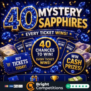Mini Mystery Sapphires - Every Ticket Wins-Day & £50 Main Prize