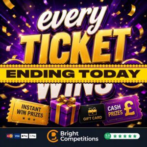 Prize Every Time – Every Ticket Wins! & £250 Jackpot