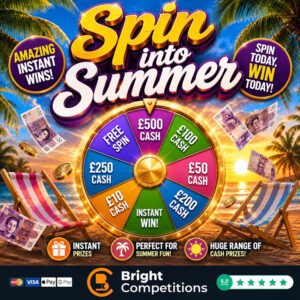 Spin into Summer - 77 Instant Wins & 4 Spins on the Wheel & Main Prize Spin