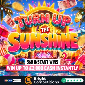 Turn Up the Sunshine – 568 Instant Wins & £500 Jackpot