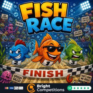Fish Race! 54 Instant Wins & 3 Fish To Be Found & £50 Main Prize