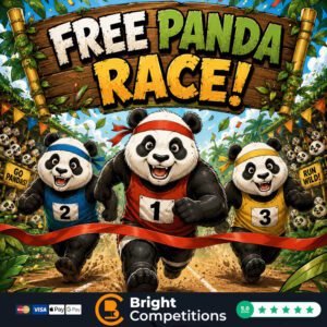 Free Panda Race - One Ticket Each - 3x £10 Cash Winners