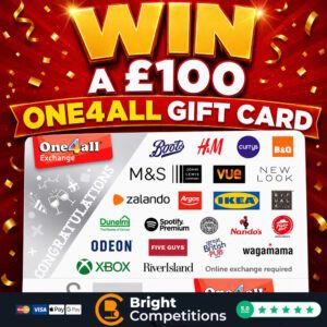 Win a £100 ONE4ALL Gift Card