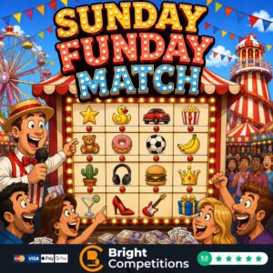 Sunday Funday Match – 799 Instant Wins & £200 Jackpot