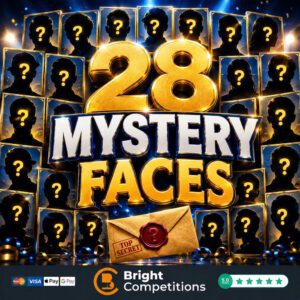 Mystery Faces - Every Ticket Wins-Day & &pound;50 Main Prize