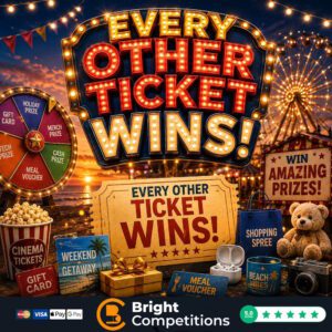 Every OTHER Ticket is a Winner! & 5x &pound;100 Cash Jackpots