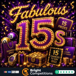 Fabulous 15s – 4,412 Instant Wins, Neighbour Numbers & £250 Jackpot – 15p Per Ticket