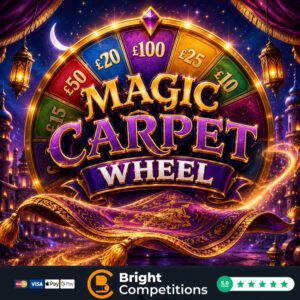 Magic Carpet Wheel – 115 Instant Wins, Magic Carpet Wheel & £50 Main Prize