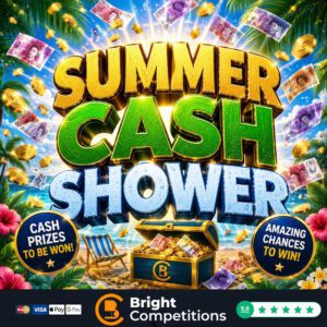 Summer Cash Shower - 90 Instant Cash Wins - &pound;200 Jackpot