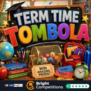 Term Time Tombola - 70 Instant Cash Wins & &pound;100 End Prize