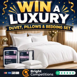 Win a Luxury Duvet, Pillows & Bedding Set (Any Size)