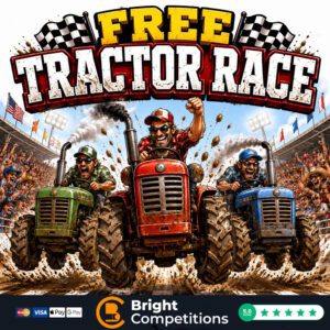 Free Tractor Race - One Ticket Each - 3x &pound;10 Cash Winners