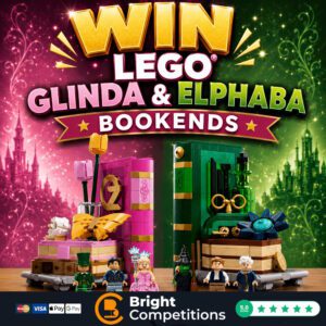 Win LEGO Glinda & Elphaba Bookends