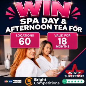 Win a Spa Day with Afternoon Tea for 2