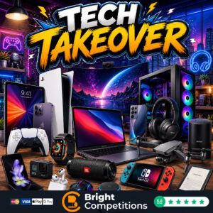 Tech Takeover – 30 Instant Tech Wins (Cash Alts Available) & £50 Jackpot