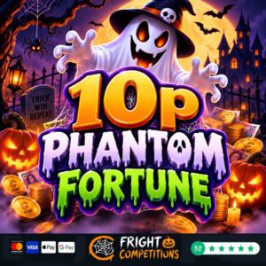 10p Phantom Fortune – 5,182 Instant Wins & £200 Jackpot